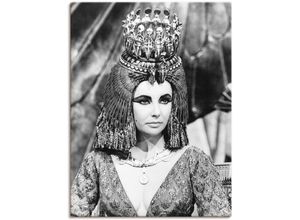 4057738723943 - Wandbild ARTLAND Kleopatra 1963 Bilder Gr B H 60 cm x 80 cm Leinwandbild Film Hochformat 1 St schwarz Bild Poster Bilder als Leinwandbild Wandaufkleber oder in versch Größen