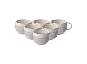 4057743173658 - like by Villeroy & Boch Kaffeetassen Perlemor Sand 190 ml 6er Set