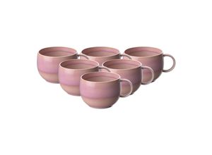 4057743174075 - like by Villeroy & Boch Kaffeetassen Perlemor Coral 190 ml 6er Set