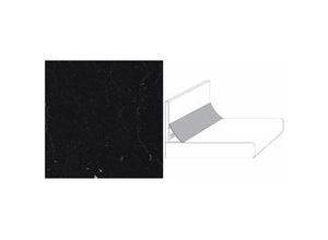 4057745139775 - Getalit Wandanschlußsystem Plus 59 cm 2 x 3 cm marmor marquina kaviar grau