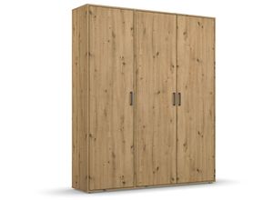 4057776829300 - Voyager Drehtürenschrank Schrank Eiche Artisan 3-türig