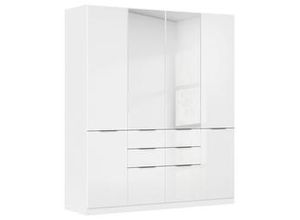 4057776982555 - Schwebetürenschrank Quadra in Weiß ca 181x210x61cm