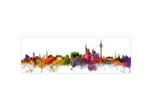 4057786301643 - - Berlin Skyline Poster Michael Tompsett Die Berliner Skyline in Wasserfarben