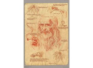 4057786343704 - - Leonardo Smoking Pot Poster