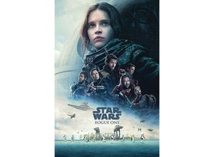 4057786525131 - Grupo Erik - Rogue One a Star Wars Story Poster One Sheet Motiv Jyn Erso K-2SO Baze Malbus Chirrut Imwe Cassian Andor Bodhi Rook