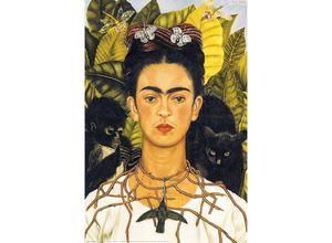 4057786528231 - - Frida Kahlo Poster Portrait with Necklace