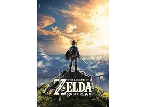 4057786544736 - - The Legend of Zelda Poster Breath Of The Wild Sunset