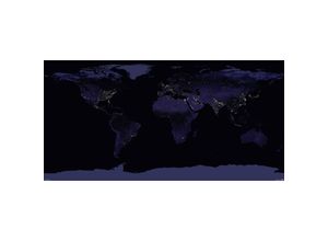 4057786717550 - - Weltkarte xxl Earth at Night Die Erde bei Nacht Lackiert nasa Earth Observatory   noaa ngdc