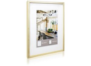 4057786786464 - Posterrahmen 30 x 40 cm Kieferimitat Profil 15x15mm aus mdf mit PVC-Scheibe (unzerbrechlich)