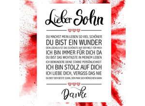 4057786879296 - - Lieber Sohn Kunstdruck Papier 250 gr matt