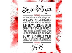 4057786888595 - Beste Kollegin Kunstdruck Papier 250 gr matt