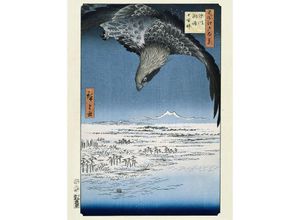 4057786903427 - - Hiroshige Kunstdruck Fukagawa Susaki and Jumantsubo Papier 250 gr matt