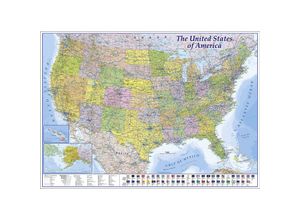 4057786943102 - - usa xxl Poster 2021- maps in minutes Legende & Namen in englisch