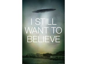 4057786997310 - - i Still Want To Believe Poster ufo