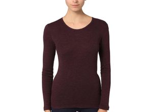 4057987037112 - -con-ta- Langarmshirt angeraute Innenseite für Damen rot 40