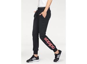 4058032702870 - Große Größen adidas Performance Jogginghose »ESSENTIALS LINEAR PANT« schwarz-koralle GrXXL