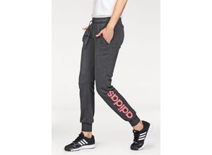 4058032758341 - Große Größen adidas Performance Jogginghose »ESSENTIALS LINEAR PANT« grau (lang) GrXXL