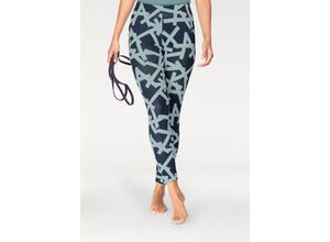 4058032824657 - Große Größen adidas Performance Leggings »ESSENTIALS ALL OVER PRINT TIGHT« grün GrM