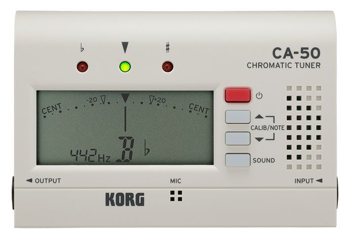 4058059074295 - CA-50 ChromaticTuner Stimmgerät mit Ein-und Ausgang zum Durchschleifen WH