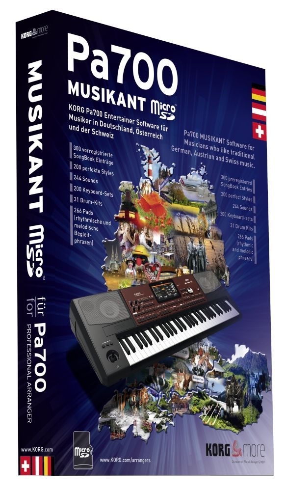 4058059135286 - Korg PA-700 Musikant-Erweiterung incl 200 PA700-Styles 300 Songbook-EintrÃ¤ge