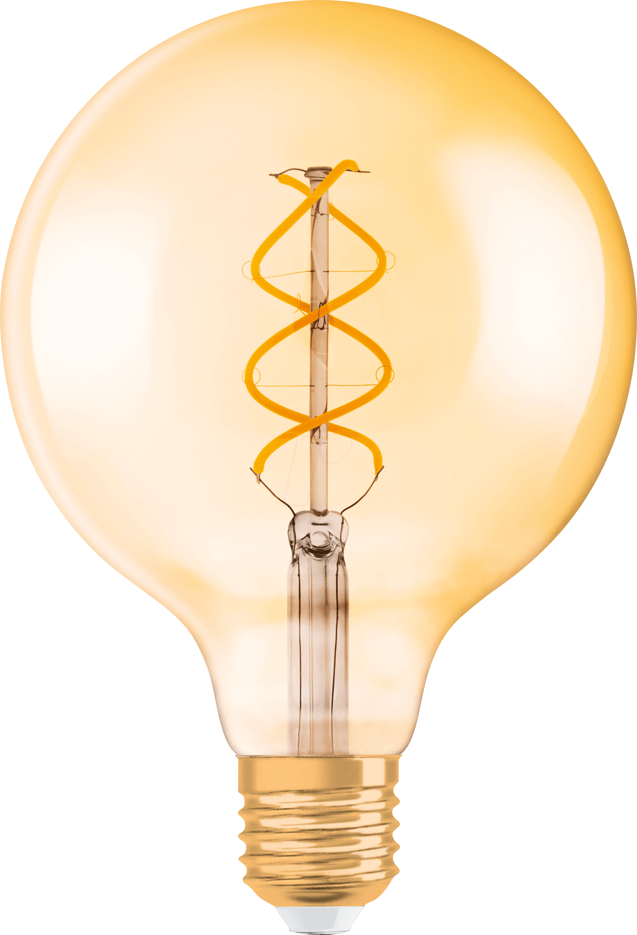 4058075092136 - Led Leuchtmittel Globe Spiral Vintage 1906 E27 5W warmweiß amber e 27 - Osram