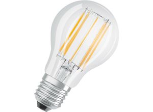 4058075245907 - LED-Lampe Sockel E27 Warm White 2700 k 12 w Ersatz für 100-W-Glühbirne led Retrofit classic a dim - Transparent - Osram