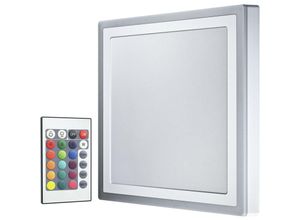 4058075265769 - Wand- & Deckenleuchte led color + white Square warmweiss 400mm 38W Aluminium IP20 - Weiß - Ledvance