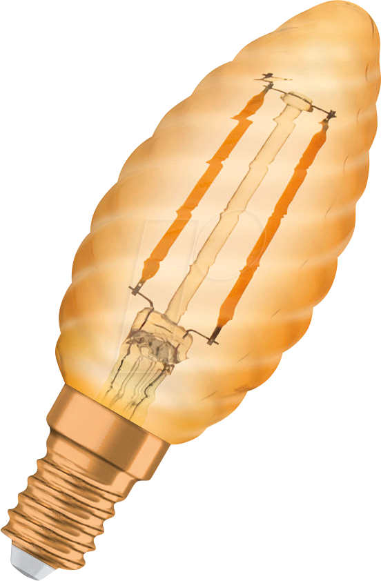 4058075293243 - Led Leuchtmittel Vintage 1906 Cla bar E14 15W warmweiß amber Leuchtmittel - Osram