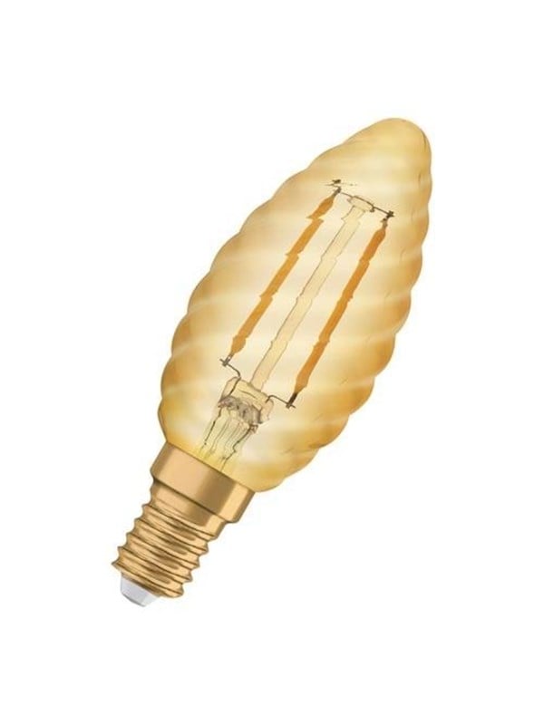 4058075293274 - Led Kerzenlampe Vintage 1906 E14 25W warmweiß amber Leuchtmittel - Osram