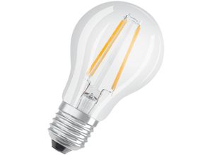 4058075330191 - OSRAM LED-Lampen klassische Kolbenform 60 Watts Ersatz E27 A-shape 2700 Kelvin Warm weiß Klares Glas 2-er Pack