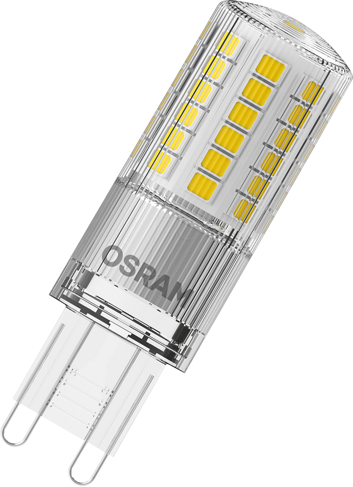 4058075432451 - OSRAM LED Pin Lampe mit G9 Sockel Warmweiss (2700K) 48W Ersatz für herkömmliche 48W-Lampe - Mehrfarbig