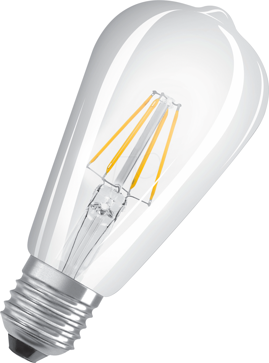 4058075434400 - Led Lampe ersetzt 60W E27 St64 in Transparent 65W 806lm 2700K 1er Pack - transparent - Osram