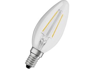 4058075436701 - 4058075436701 led eek f (a - g) E14 Kerzenform 15 w = 15 w Warmweiß (ø x l) 35 mm x 100 mm 1 - Osram