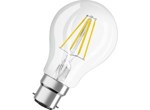 4058075591073 - Parathom Classic led B22d Birne Fadenlampe Klar 65W 806lm - 827 Extra Warmweiß Dimmbar - Ersatz Für 60W - Osram