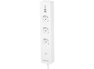 4058075594784 - Ledvance - Smart Plug mit WiFi Technologie dreifache Steckdosenleiste mit Überlastschutz und Überspannungsschutz inklusive usb Anschlüsse steuerbar