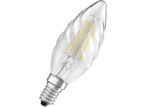 4058075602854 - Superstar dimmbare LED-Lampe mit besonders hoher Farbwiedergabe (CRI90) für E14-Sockel Filament-Optik Kaltweiß (4000K) 470 Lumen Ersatz für