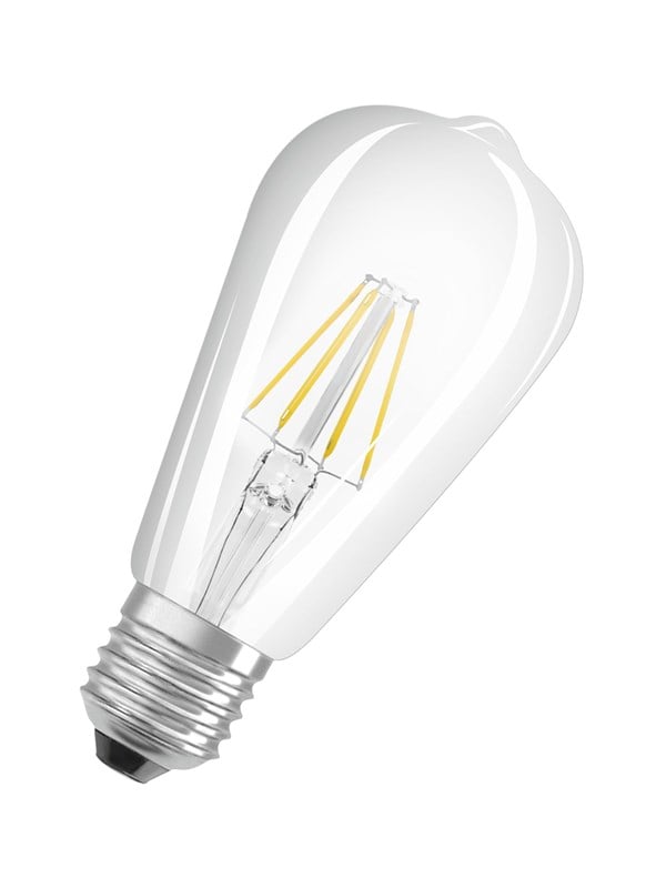 4058075603035 - Superstar dimmbare LED-Lampe mit besonders hoher Farbwiedergabe (CRI90) für E27-Sockel Filament-Optik Warmweiß (2700K) 730 Lumen Ersatz für