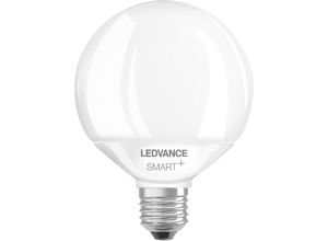 4058075609594 - Ledvance - Smarte LED-Lampe mit Wifi Technologie Sockel E27 Dimmbar Lichtfarbe änderbar (2700-6500K) Globeform Matt Ersatz für herkömmliche