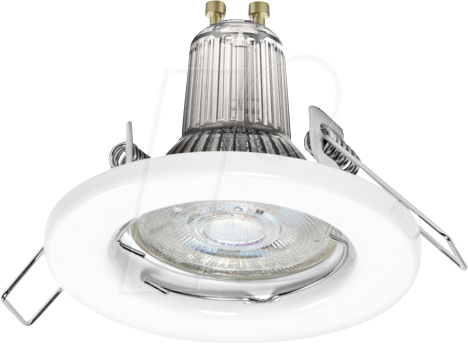 4058075611313 - Set X3 recess downlight GU10 LED-Bad-Einbauleuchte GU10 45 w IP20 Weiß - Ledvance