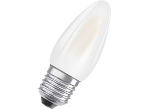 4058075654419 - LED-Lampen klassische Minikerzenform 25 Watts Ersatz E27 B-shape 2700 Kelvin Warm weiß Klares Glas single Pack - Osram