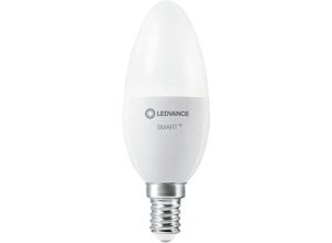 4058075729087 - Ledvance - Smart+ Lampe mit ZigBee Technologie 5W 40W-Ersatz Sockel E14 Lichtfarbe Tunable White 470lm 1er Pack - White