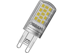 4058075758087 - Star pin LED-Lampe für G9-Sockel klares Glas Warmweiß (2700K) 470 Lumen Ersatz für herkömmliche 40W-Leuchtmittel nicht dimmbar 5-er Pack - Osram