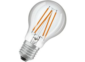 4058075761957 - OSRAM Star+ LED-Lampe mit Tageslichtsensor für E27-Sockel Filament-Optik Warmweiß (2700K) 470 Lumen Ersatz für herkömmliche 40W-Leuchtmittel