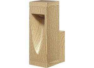 4058075763340 - Smart+ Outdoor WiFi-Wandleuchte 75W 600lm Holz mit warmweißem Licht (3000K) und 16 Mio Farben hochwertiges Aluminiumgehäuse steuerbar per App 4058075763340 - Smart+ Outdoor WiFi-Wandleuchte 75W 600lm Holz mit warmweißem Licht (3000K) und 16 Mio Farben hochwertiges Aluminiumgehäuse steuerbar per App