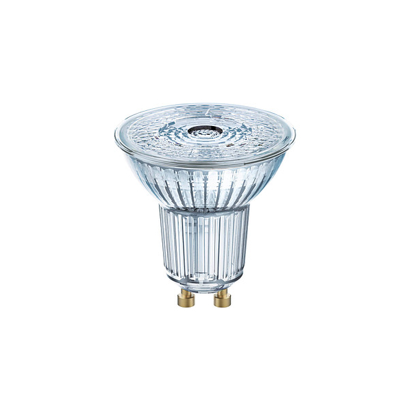 4058075797888 - OSRAM Superstar Reflektorlampe für GU10-Sockel klares Glas Warmweiß (2700K) 350 Lumen Ersatz für herkömmliche 50W-Leuchtmittel dimmbar 1-er Pack