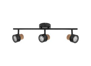 4058075828728 - Ledvance - decor spot cork 3 x 34W 690lm schwarz Spotleuchte verstellbare Köpfe vielseitig anwendbar Innenraumspot austauschbare LED-Lampen