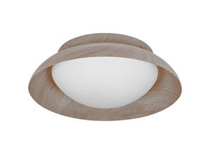 4058075829169 - Orbis madrid Deckenleuchte 305mm holzfarben 2XE27-Sockel kann mit smarter Lampe bestückt werden modernes Design Metallgehäuse geeignet für