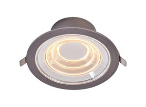 4058075832978 - Ledvance - decor fil dl ripple Downlight 166mm silber 9W 850lm kabellos modernes Filament Design individuelle Helligkeitssteuerung dimmbar