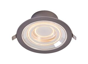 4058075833951 - Ledvance - decor fil dl echo Downlight 166mm silber 7W 650lm kabellos modernes Filament Design individuelle Helligkeitssteuerung dimmbar