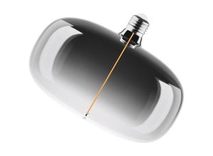 4058075836440 - OSRAM Vintage 1906 Big Elipse ist eine dimmbare LED-Lampe mit Filament in Ellipsenform Sie bietet 4 W für 60 lm E27 Fassung Smoke Design 215 mm